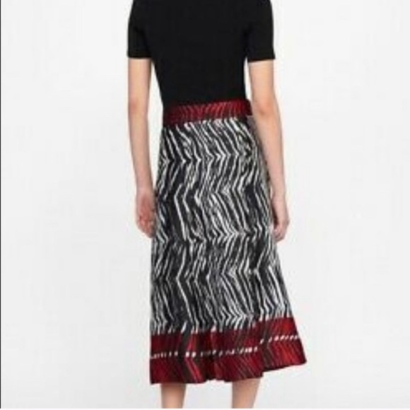 Zara Zebra Print Midi skirt - Picture 2 of 4